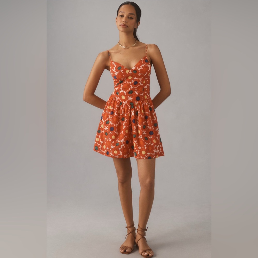 ✨ Anthropologie Rhonda Mini Dress Sz 4